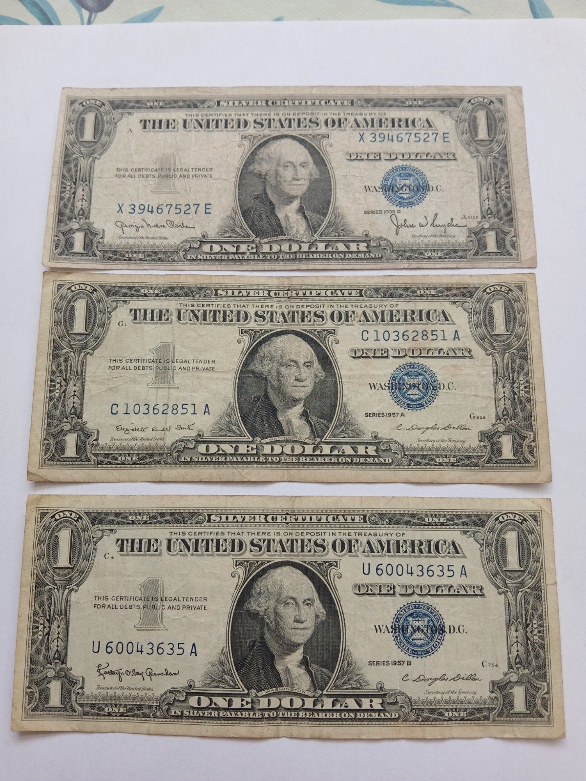 Silver certificate dollars, Timbres & Monnaies, Billets de banque | Amérique, Envoi, Amérique centrale, Série