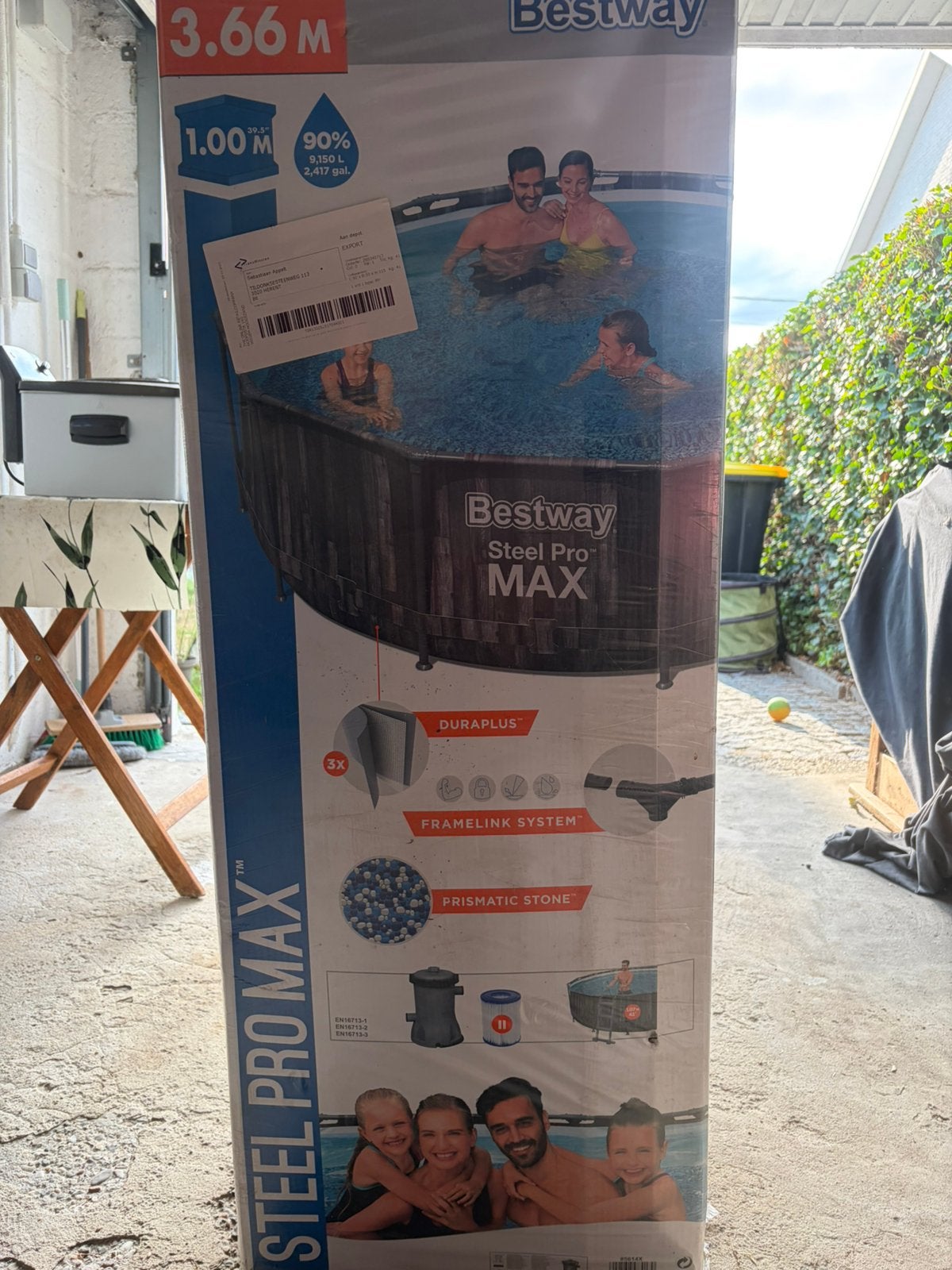 Zwembad Bestway, Jardin & Terrasse, Piscines, Neuf, 200 à 400 cm, Rond, Enlèvement