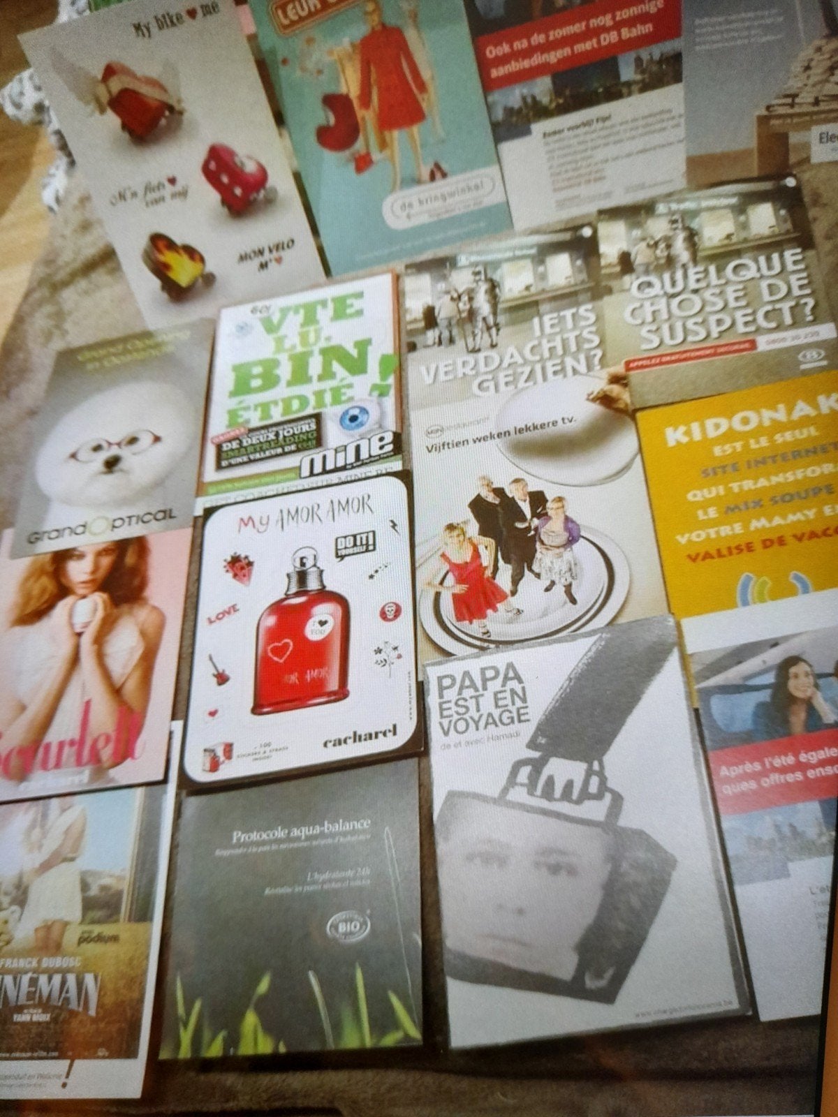 Reclamekaarten-parfum, film, drankje, drankje, radio, smurp, Verzamelen, Merken en Reclamevoorwerpen, Ophalen of Verzenden, Nieuw