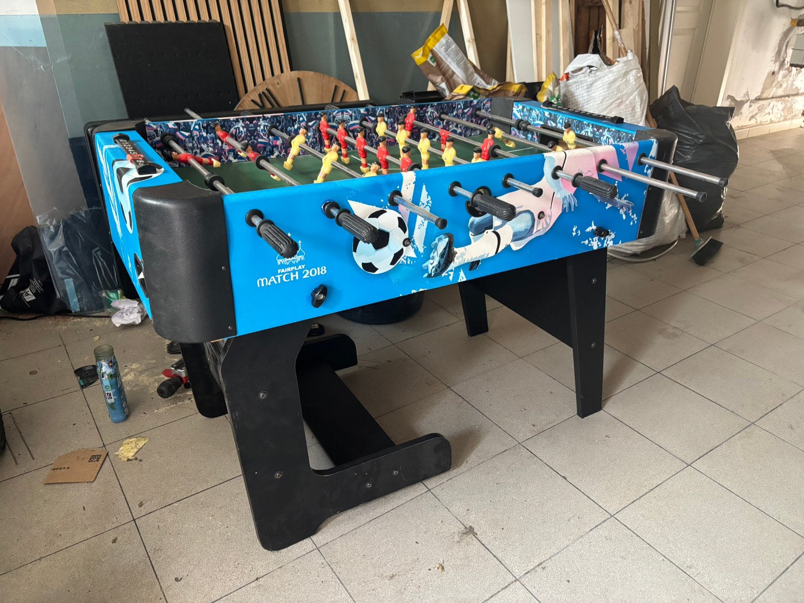 Tafelvoetbal kinderen, Ophalen, Zo goed als nieuw