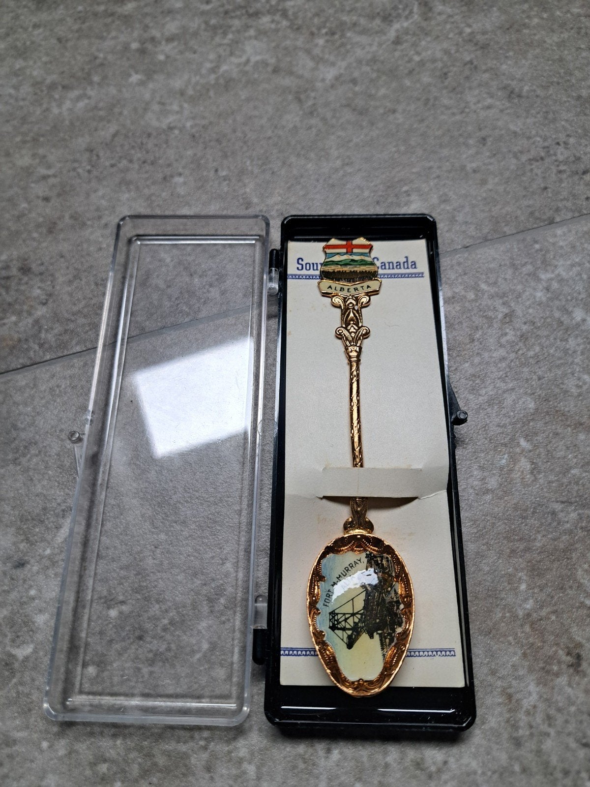 Vintage souvenirlepel canada, Antiek en Kunst, Ophalen of Verzenden