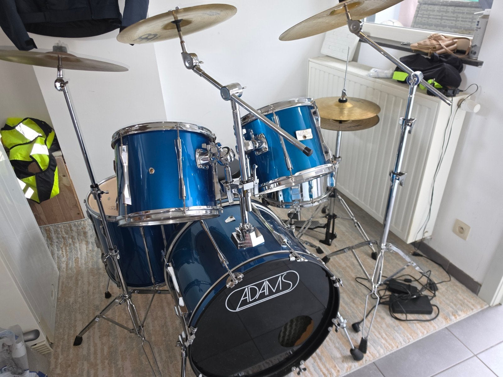 Compleet drumstel Adams., Ophalen, Gebruikt, Overige merken