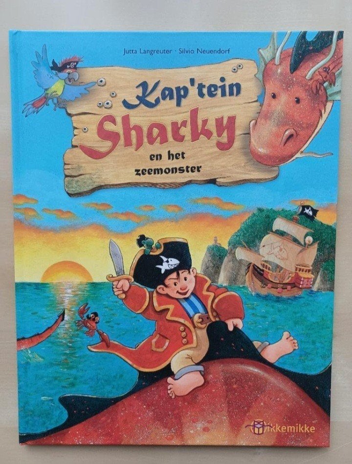 NIEUW - Kapitein Sharky en het Zeemonster, Livres, Livres pour enfants | 4 ans et plus, Neuf, Fiction général, Livre de lecture