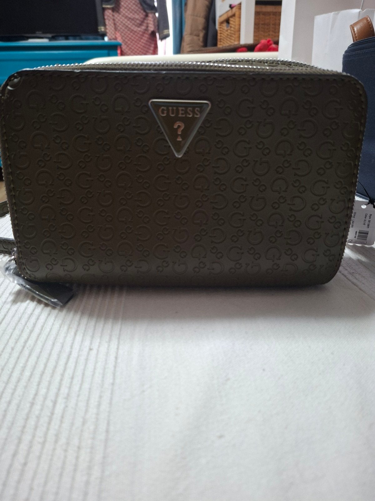 Guess groen handtas, Handtassen en Accessoires, Ophalen of Verzenden, Nieuw, Groen, Handtas