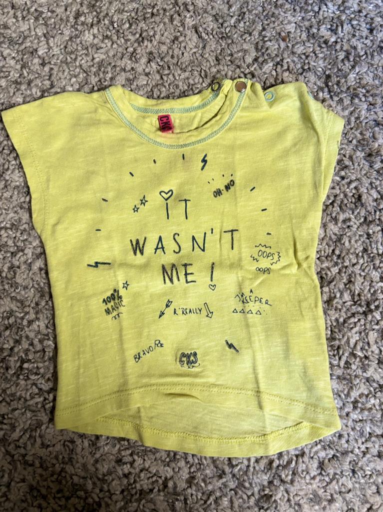 T-shirt CKS 6m, Kinderen en Baby's, Babykleding | Maat 74, Ophalen, Zo goed als nieuw