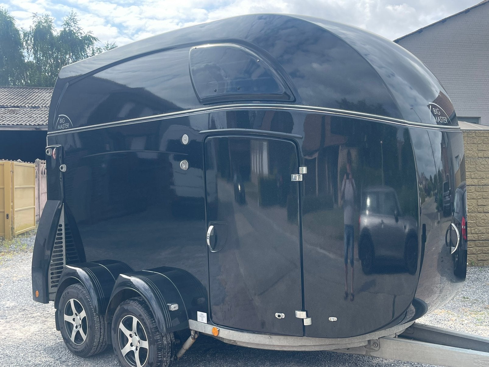 Bochmann big master de luxe in top staat 2018, Ophalen, Zo goed als nieuw, Polyester, 2-paards trailer