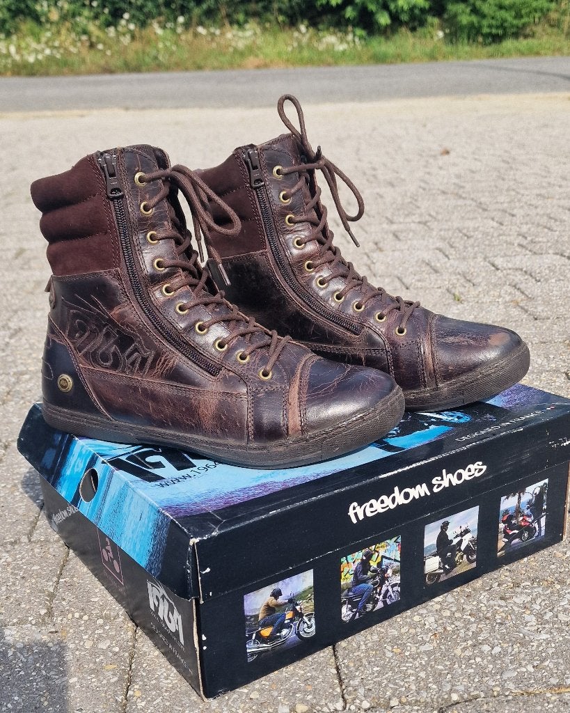 1964 Shoes Cafe Racer Motorlaarzen (42), Motoren, Ophalen, Tweedehands, Heren, Laarzen