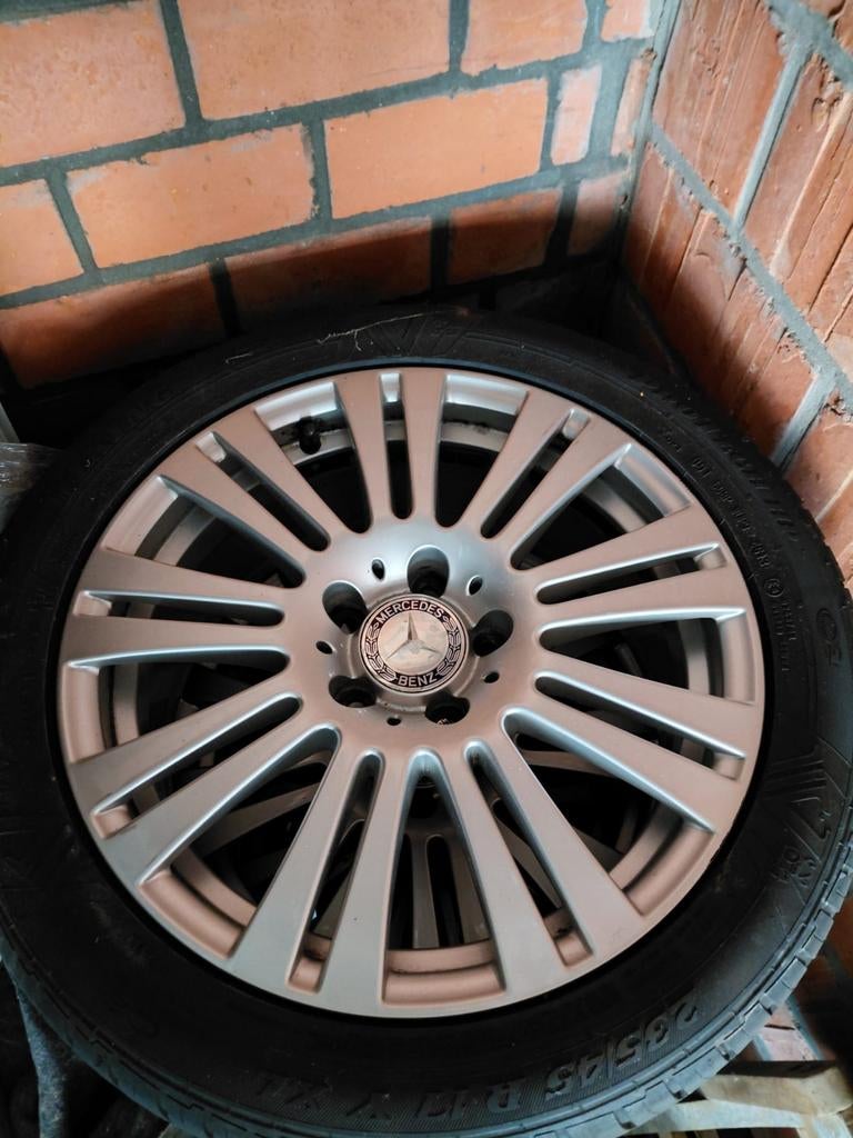 Auto band en velg voor Mercedes 4 stuks, Ophalen