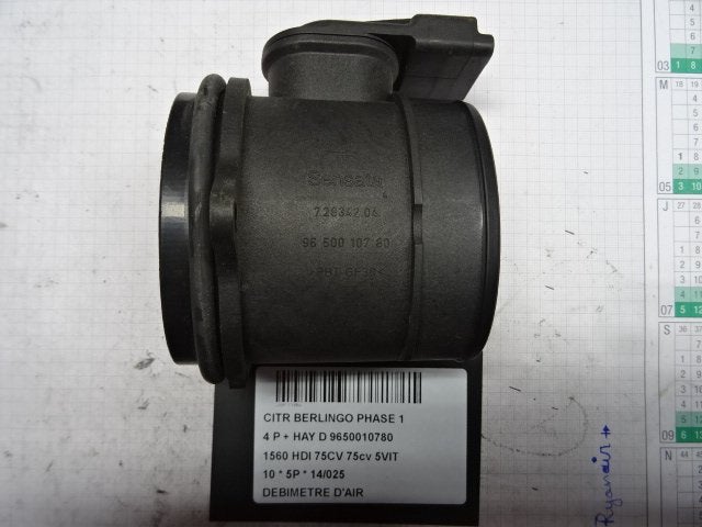 DÉBITMÈTRE Citroën Berlingo (9650010780), Utilisé, Citroën