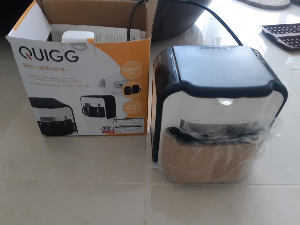 Machine à café 500W, Café moulu, 2 à 4 tasses, Comme neuf, Enlèvement