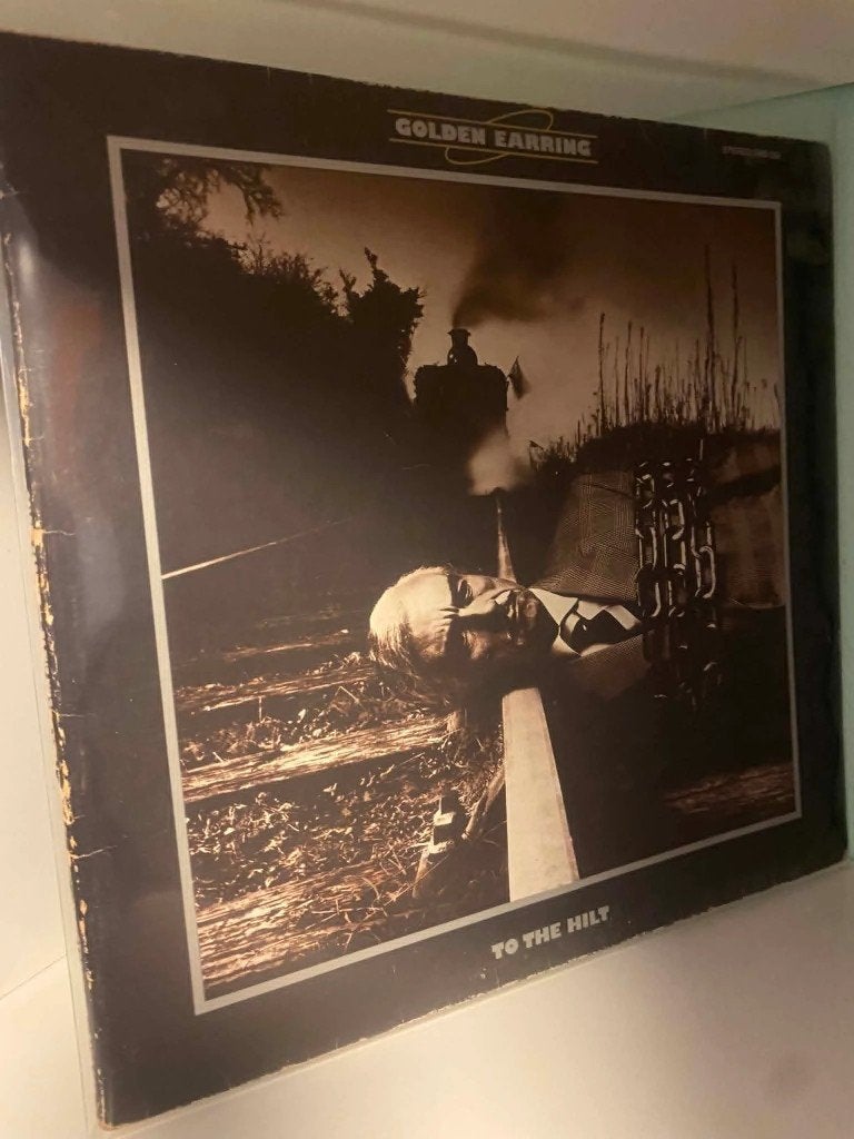 Golden Earring – To The Hilt - Germany 1976, Hard rock, LP, Utilisé, Pochette gatefold