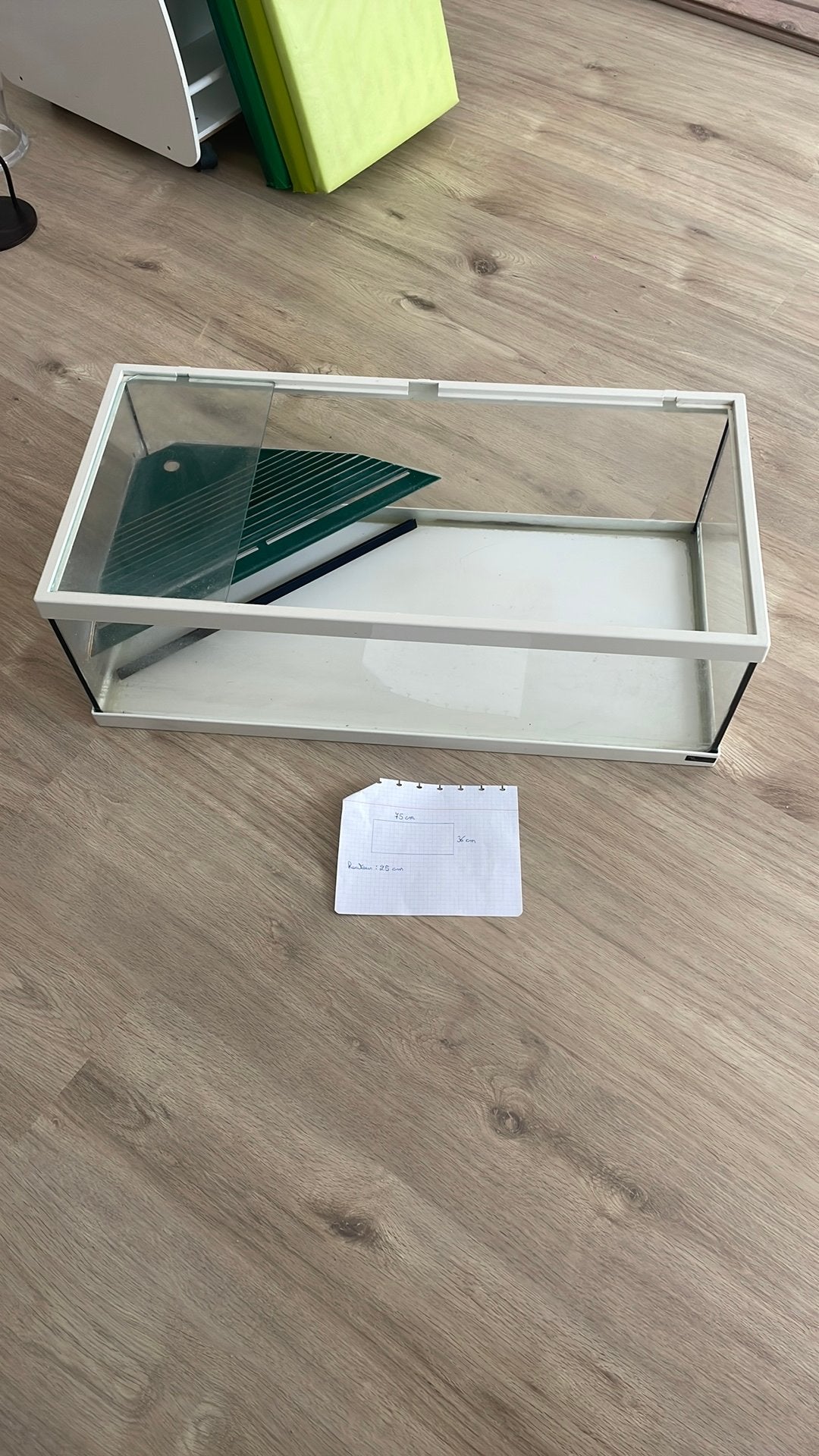 Aquarium pour tortue, Enlèvement, Utilisé