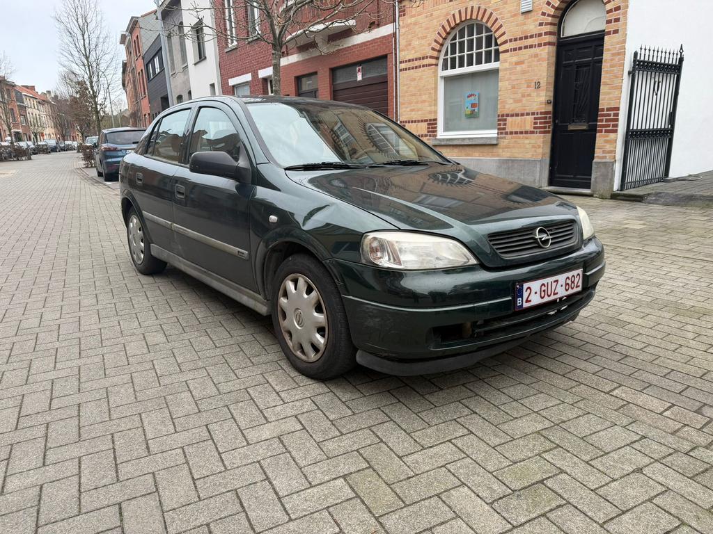 OPEL ASTRA G, Auto's, Stof, Zwart, Bedrijf, Handgeschakeld
