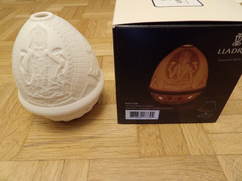 Lladro sfeerlichtje LAKSHMI, Antiek en Kunst, Ophalen