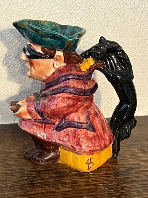 Engelse waterkan "Toby Jug" Highwayman, staffordshire, Ophalen