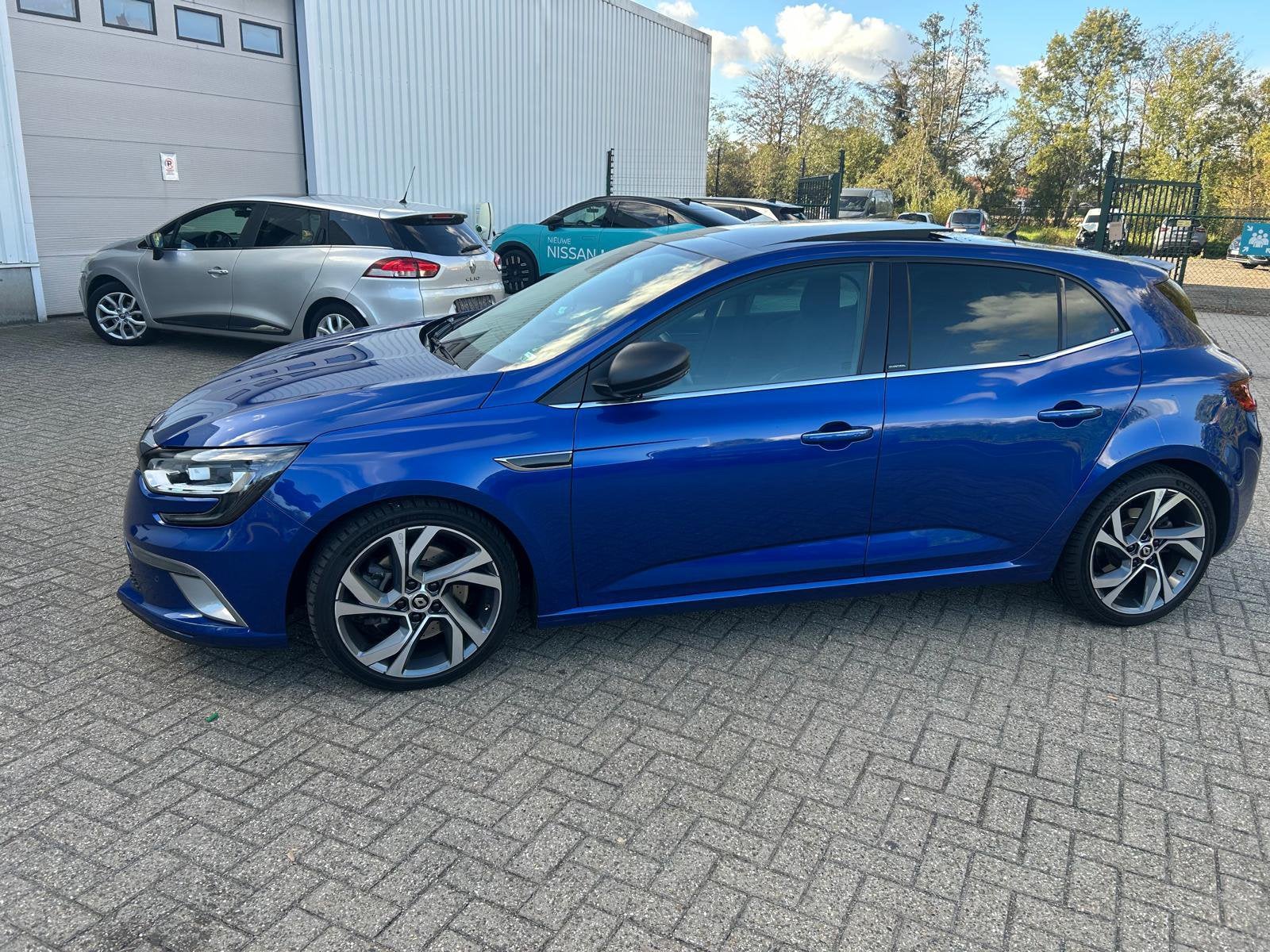 Renault megane gt 205 edc full option, Auto's, 1618 cc, 4 cilinders, Blauw, 1924 kg
