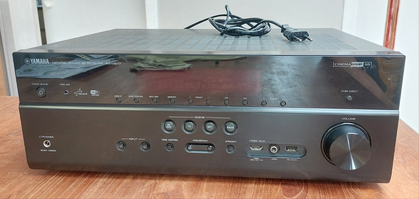 Yamaha RX-V677, TV, Hi-fi & Vidéo, Enlèvement ou Envoi, Yamaha, Utilisé, 120 watts ou plus