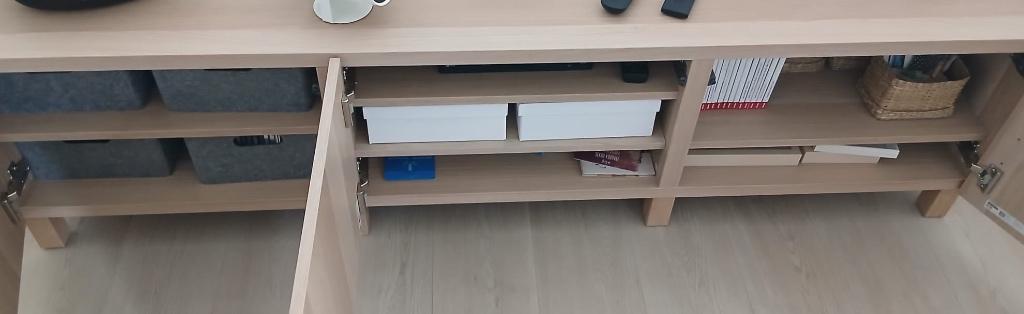 Meuble TV besta, Ophalen, 100 tot 150 cm, Zo goed als nieuw, Minder dan 100 cm