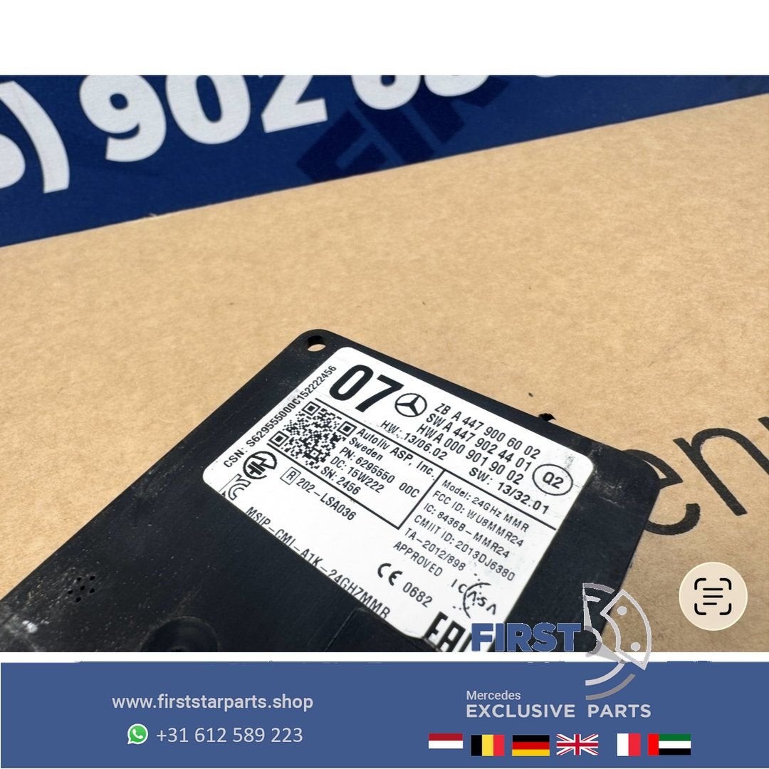 A4479006002 radar sensor Mercedes V Klasse / VITO A 44790060, Utilisé, -, -, Enlèvement ou Envoi