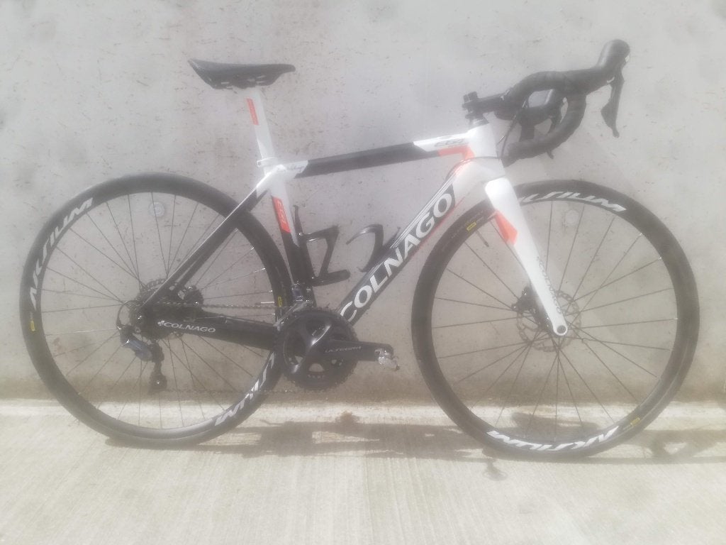 E Bike Race fiets COLNAGO, Zo goed als nieuw, 15 tot 20 versnellingen, Schijfrem, 53 tot 57 cm