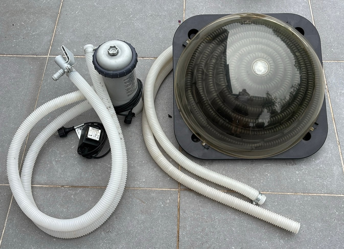 Solarbol + intex pomp, Ophalen, Gebruikt, Verwarming