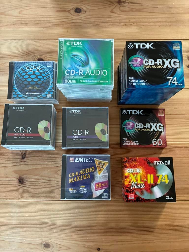 Lot de 52 CDR Audio (Neuf), TV, Hi-fi & Vidéo, Walkman, Discman & Lecteurs de MiniDisc, Enlèvement ou Envoi