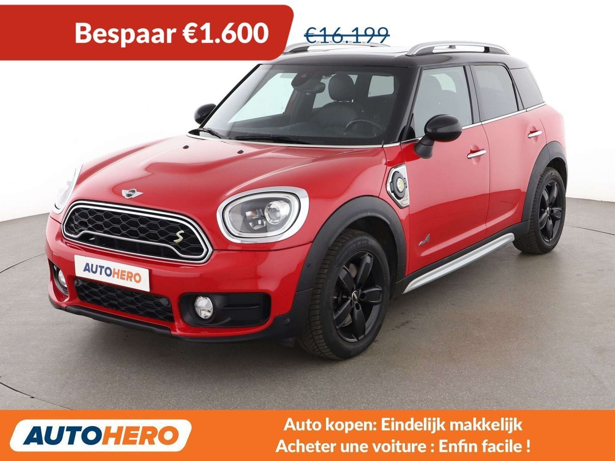 MINI Cooper SE Countryman Cooper S E Hybrid ALL4 (bj 2018), Automaat, Gebruikt, Zwart, Countryman