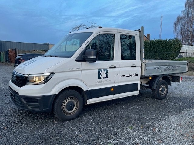 MAN TGE 3.180 cabine double 7p 2022 3,5 T, 180 ch !, Autos, Camionnettes & Utilitaires, Entreprise, 7 places, Boîte manuelle, MAN