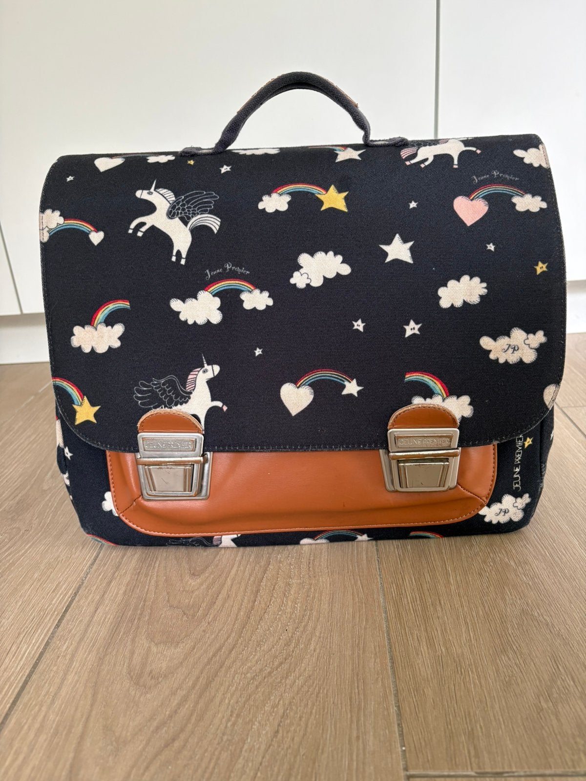 Boekentas Jeune Premier unicorn, Kinderen en Baby's, Ophalen, Gebruikt
