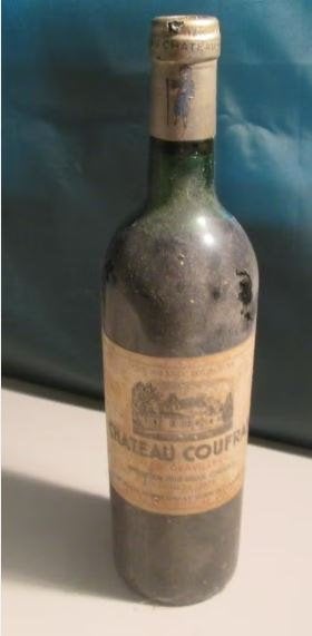 1x Chateau Coufran - Haut-Medoc - Cru Grand Bourgeois - 1975, Frankrijk, Ophalen of Verzenden, Zo goed als nieuw, Rode wijn