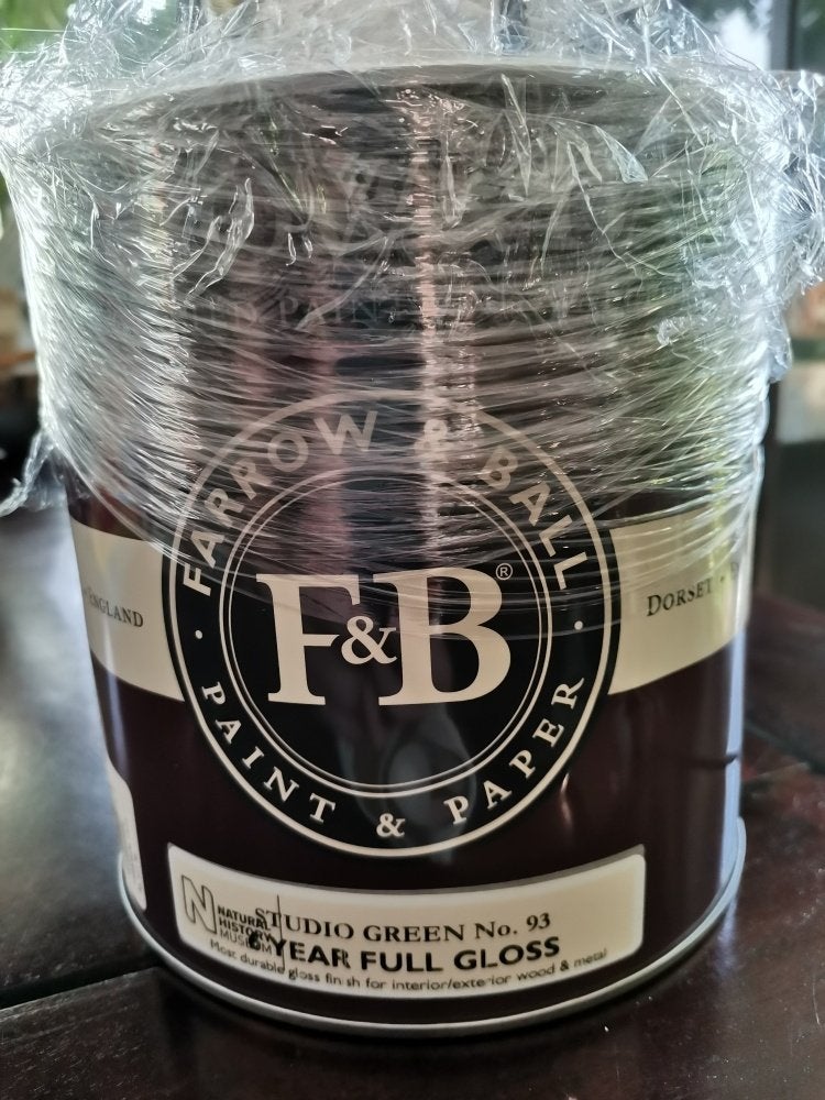 Studio Green verf Farrow & Ball, Ophalen, Nieuw, Verf, Minder dan 5 liter