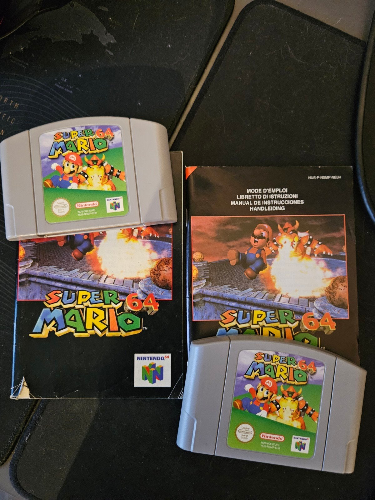 Super Mario 64 Nintendo 64(N64) Cartridge + handleiding PAL, Ophalen, Gebruikt