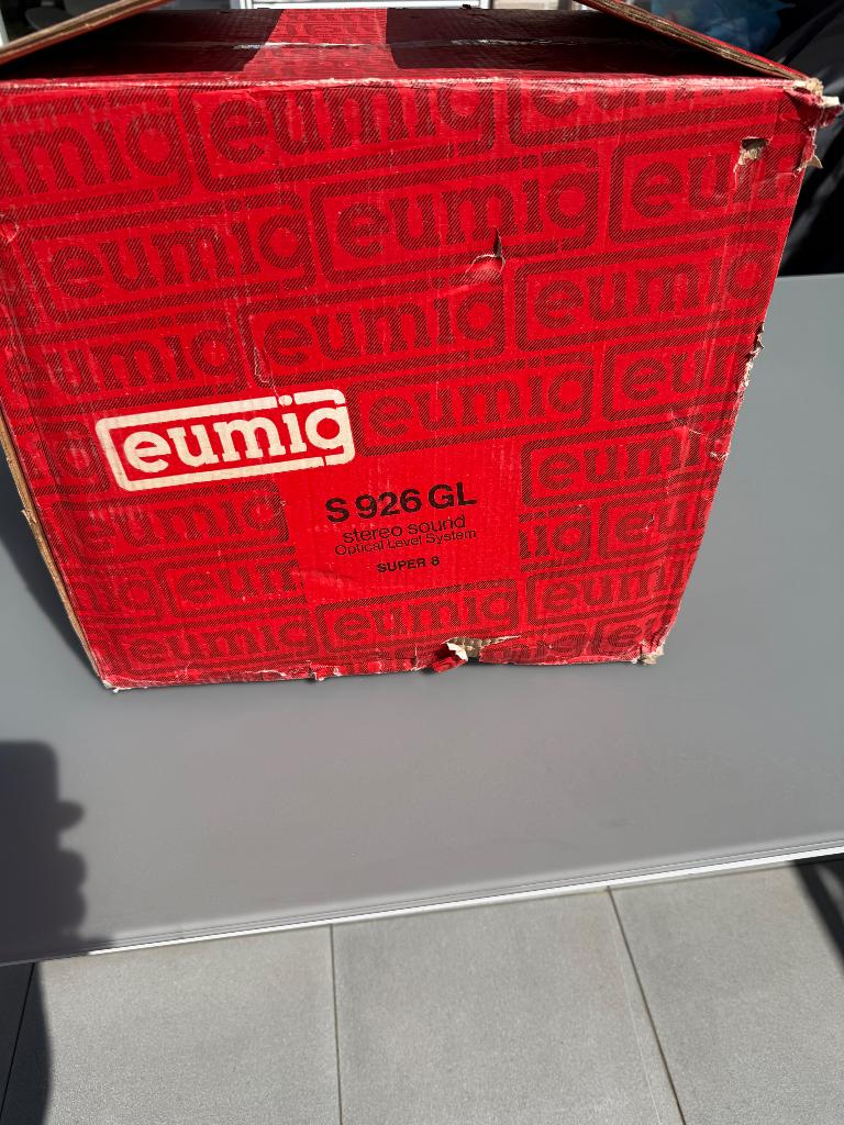 Unieke Eumig S 926 GL Super 8 Set: Doos, Micro & Testrapport, Verzamelen, Foto-apparatuur en Filmapparatuur, Projector, 1960 tot 1980