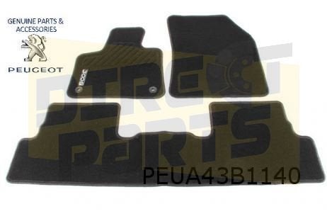 Peugeot 3008 (11/16 - 2/24) Hybrid Mattenset (3x) 'standaard, Auto-onderdelen, -, Verzenden, -, Nieuw