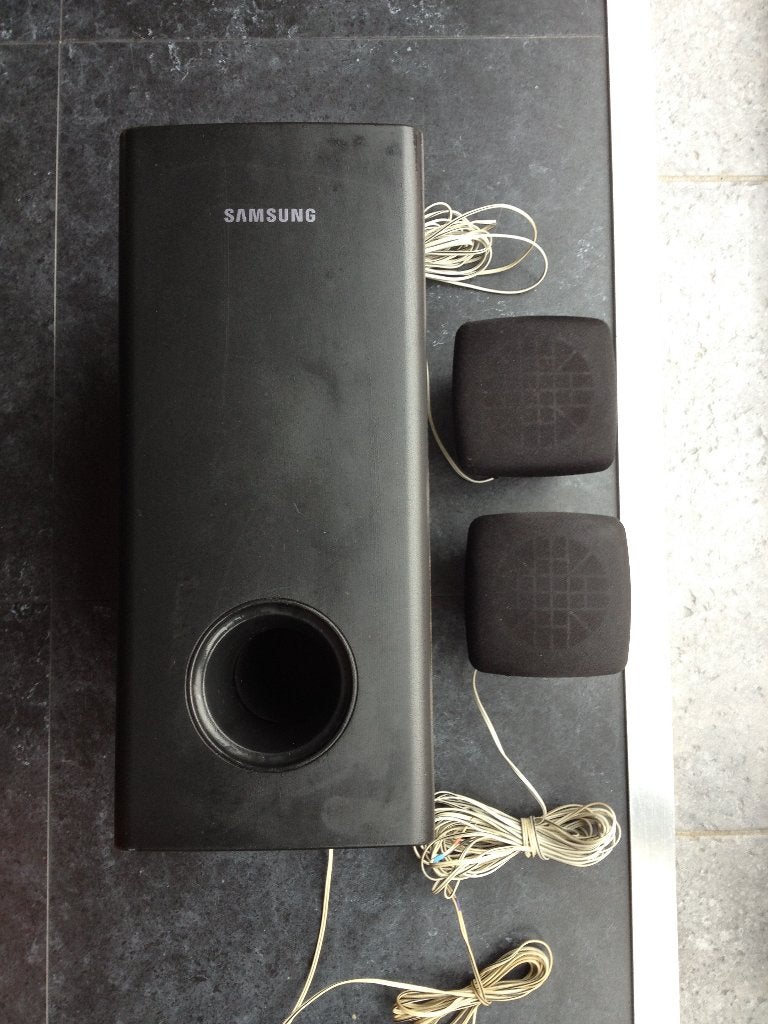Samsung subwoofer PS-WZ120+2 kleine PSR2 120, Ophalen of Verzenden, Zo goed als nieuw, Subwoofer