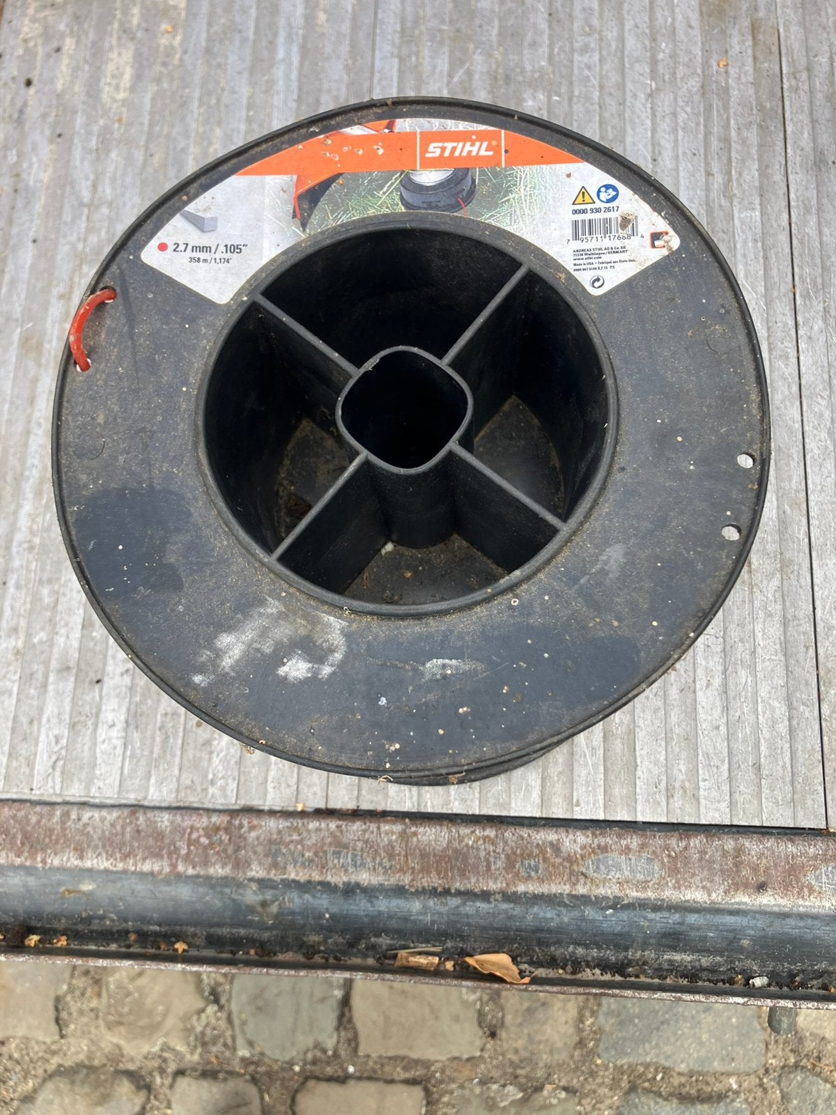 Bosmaaierdraad stihl, Tuin en Terras, Ophalen, Zo goed als nieuw