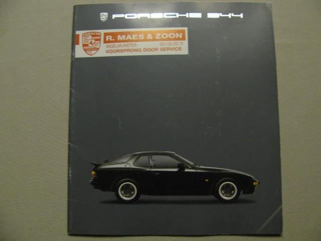 Porsche 944 folder uit 1984, Enlèvement ou Envoi, Utilisé, Porsche
