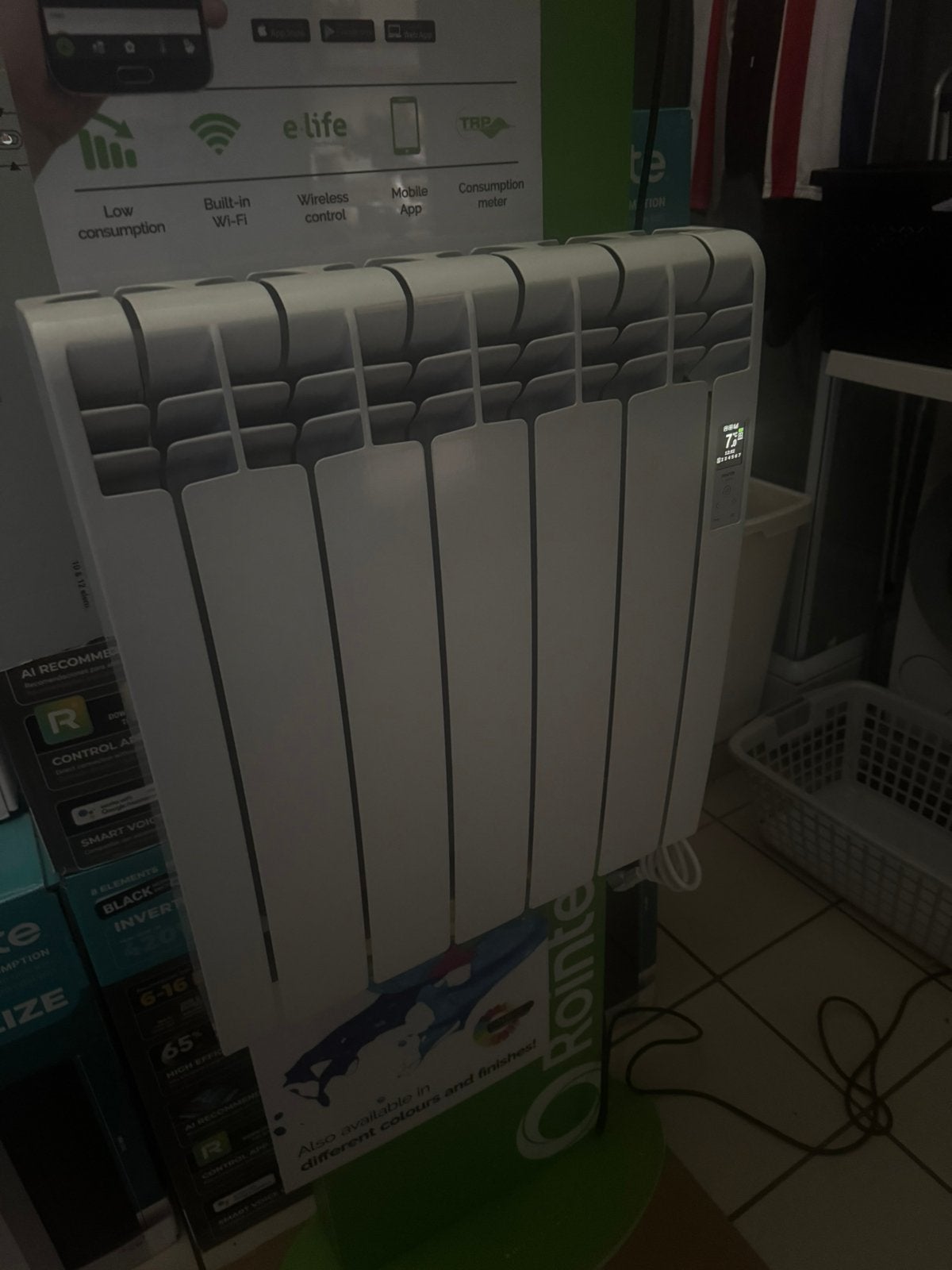 Rointe Dseries energiezuinige elektrische radiator, Ophalen of Verzenden, Nieuw, Elektrisch