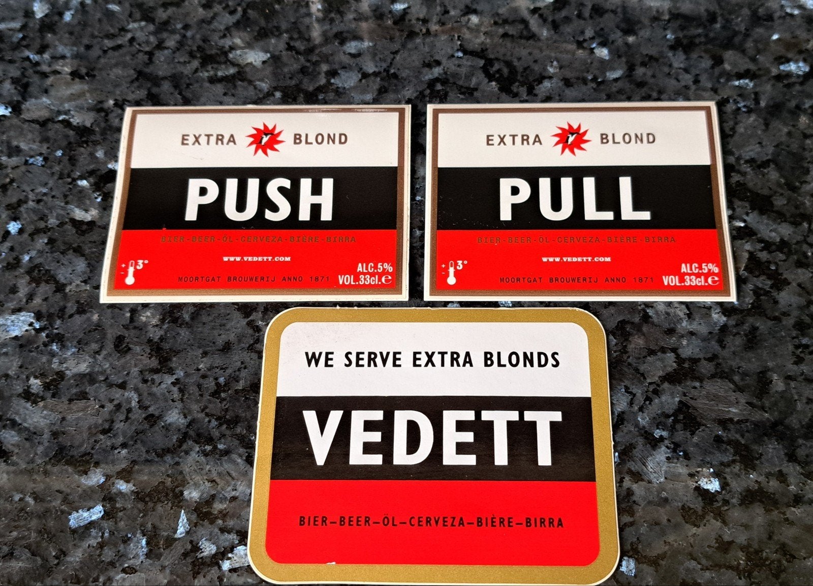 Vedett, Verzamelen, Biermerken, Ophalen of Verzenden