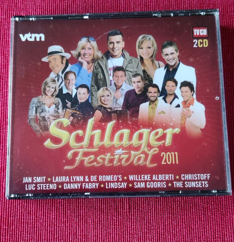 Schlagerfestival dubbel-cd, Cd's en Dvd's, Ophalen of Verzenden, Gebruikt, Boxset