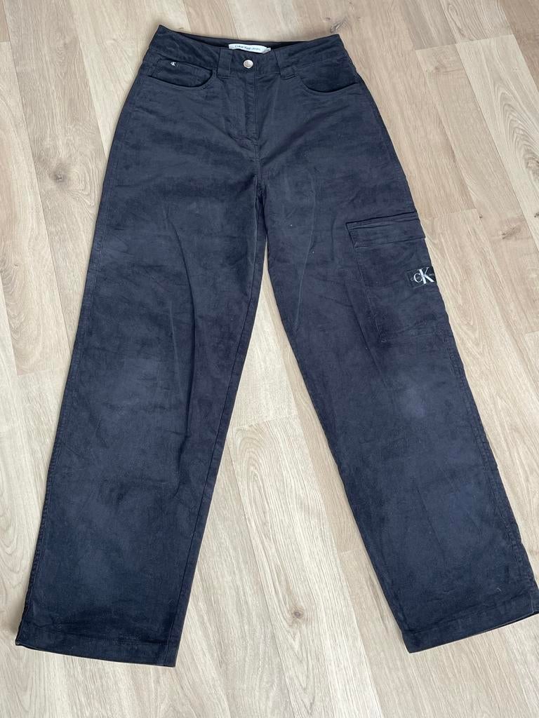 Pantalon calvin klein noir cargo neuf, Zwart, Nieuw, Ophalen of Verzenden, Maat 36 (S)