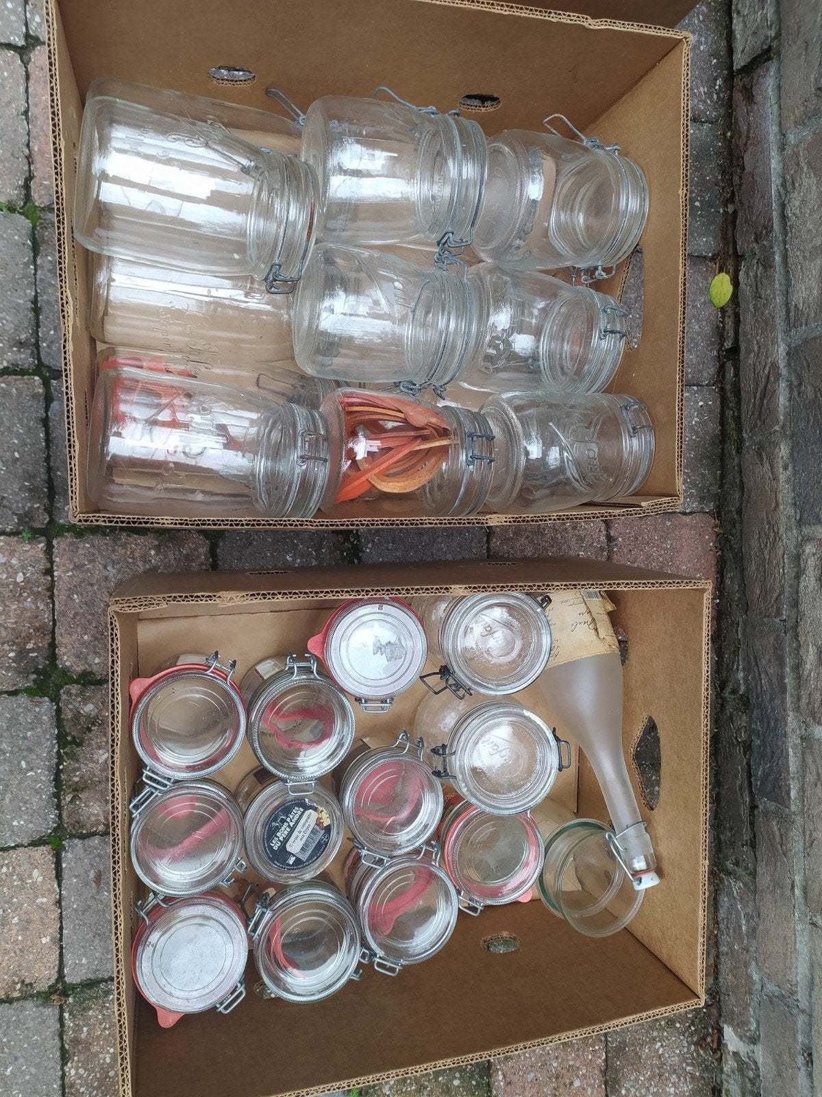 lot de 27  pots à stériliser, Enlèvement