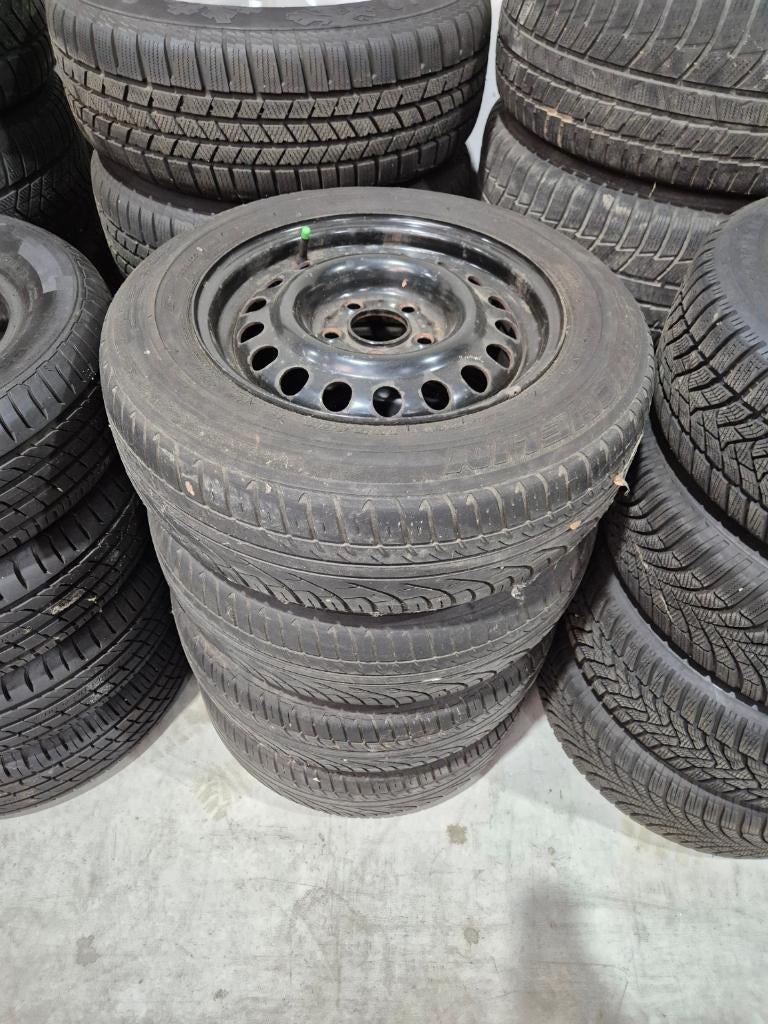 4 stalen velgen Mercedes W124 origineel, Auto-onderdelen, Ophalen, Gebruikt, 15 inch, Velg(en)