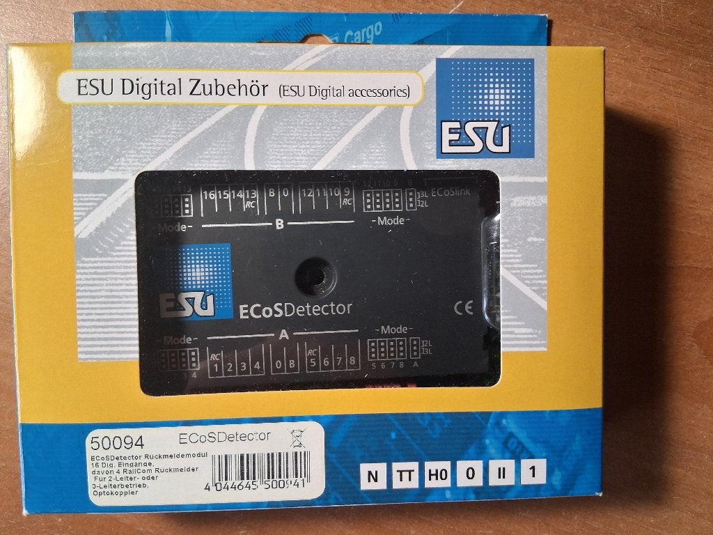 ESU EcosDetector 50094 terugmeldmodule, Hobby en Vrije tijd, Overige merken, Gelijkstroom of Wisselstroom, Overige typen, Ophalen of Verzenden