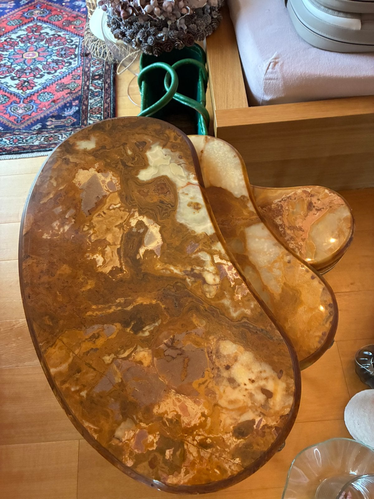 3 marmeren tafeltjes!, Ophalen, Zo goed als nieuw