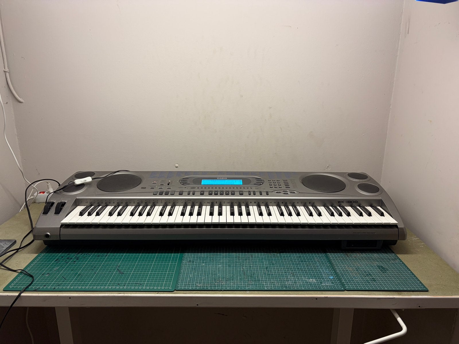 Casio WK-1800 keyboard, Muziek en Instrumenten, Ophalen, Casio, Gebruikt, Met standaard