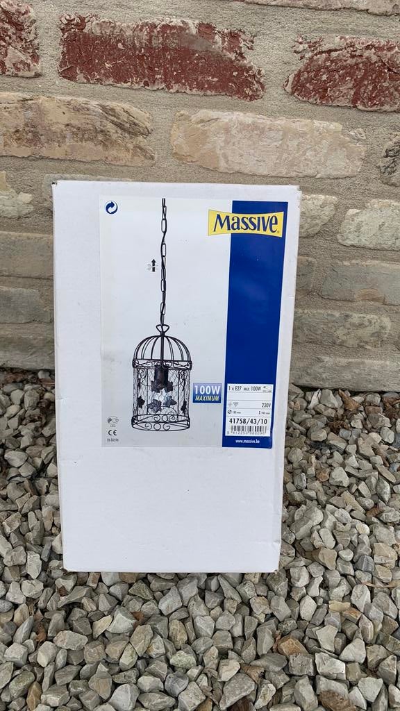 lampe suspendue de 100 watts, Enlèvement, Neuf, Métal, 75 cm ou plus