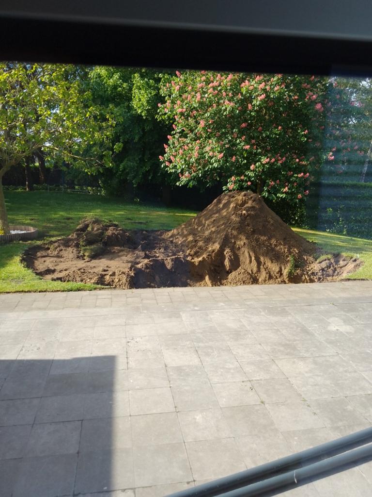 Gratis grond, opvulzand, borders, Tuin en Terras, Ophalen