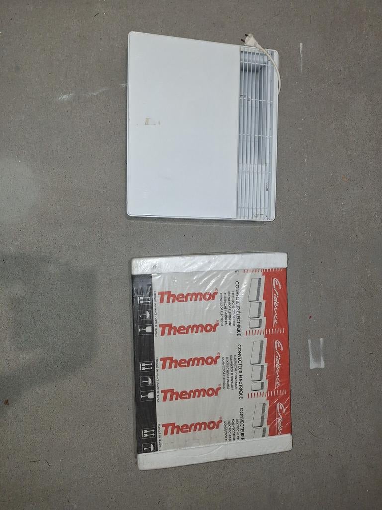 Verwarming elektrisch hangmodel Thermor, wit 2x, Doe-het-zelf en Bouw, Verwarming en Radiatoren, Ophalen