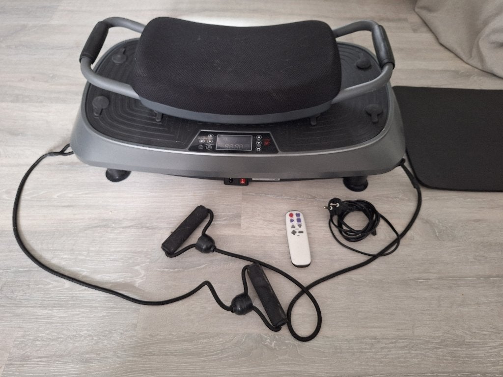 Vibro Body Booster Trilplaat met zitje, Ophalen, Gebruikt, Trilplaat